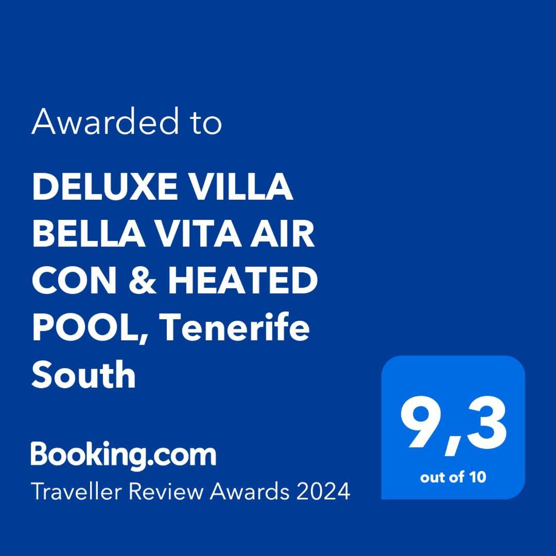 Deluxe Villa Bella Vita Air Con & Heated Pool, Tenerife South Chayofa Ngoại thất bức ảnh